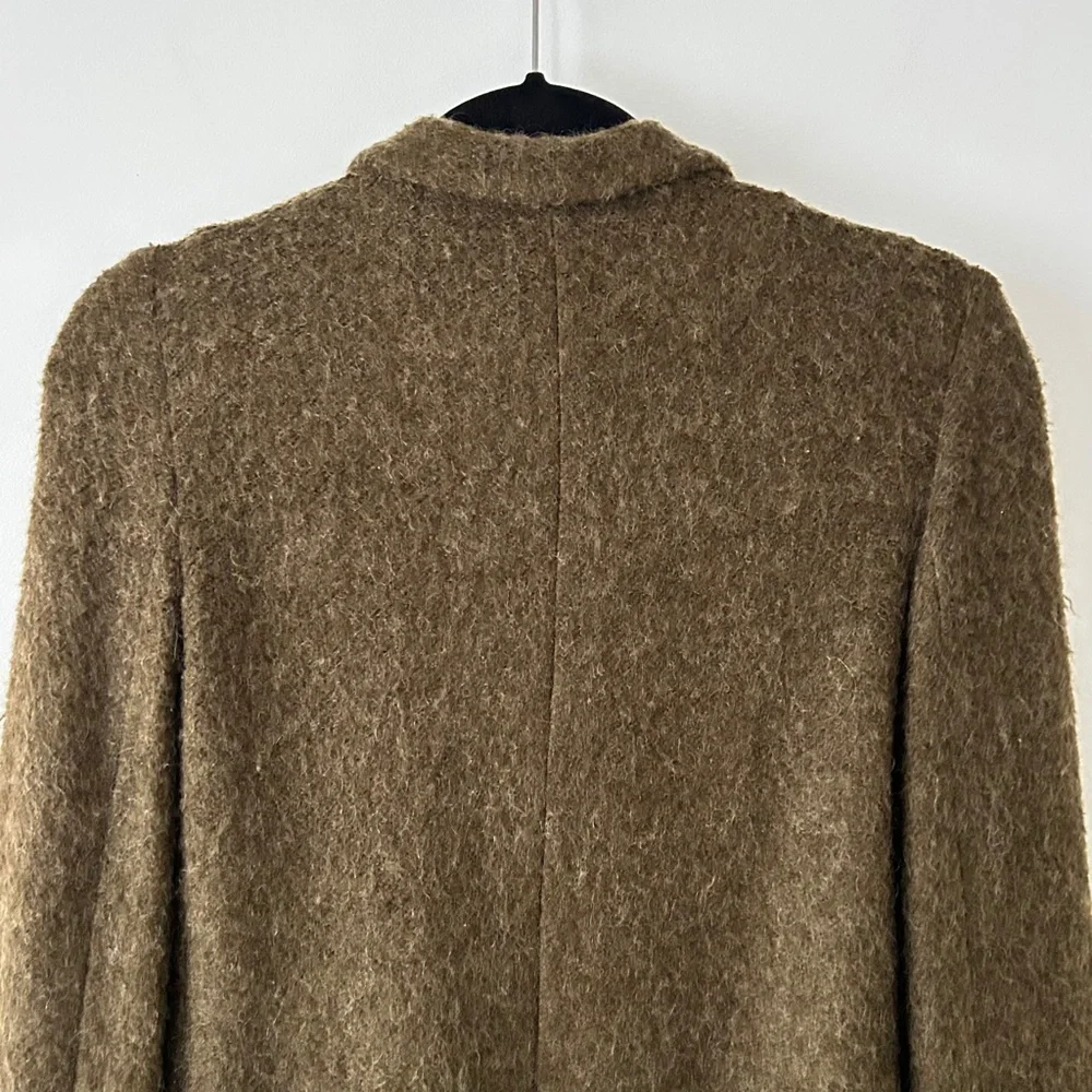 Claudie Pierlot Olive Green Mohair Jacket
